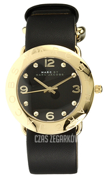 Marc by Marc Jacobs Amy Czarny/Skóra Ø36 mm MBM1254