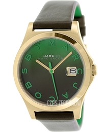 Marc by Marc Jacobs Dress Zielony/Skóra Ø36 mm MBM1320