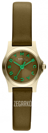 Marc by Marc Jacobs Henry Zielony/Skóra Ø21 mm MBM1326