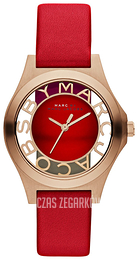 Marc by Marc Jacobs Czerwony/Skóra Ø34 mm MBM1338