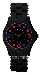 Marc by Marc Jacobs Pelly Czarny/Stal Ø36.5 mm MBM2543