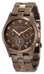 Marc by Marc Jacobs Henry Chrono Brązowy/Stal Ø40 mm MBM3120