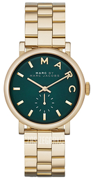 Marc by Marc Jacobs Baker Zielony/Stal w odcieniu złota Ø36.5 mm MBM3245