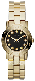 Marc by Marc Jacobs Czarny/Stal w odcieniu złota Ø26 mm MBM3336