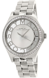 Marc by Marc Jacobs Srebrny/Stal Ø34 mm MBM3337