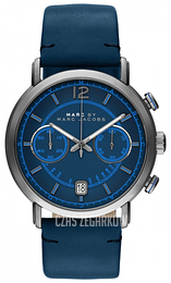 Marc by Marc Jacobs Niebieski/Skóra Ø40 mm MBM5068