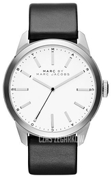 Marc by Marc Jacobs Dress Biały/Skóra Ø44 mm MBM5090