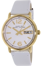 Marc by Marc Jacobs Dress Biały/Skóra Ø38 mm MBM8653