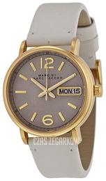 Marc by Marc Jacobs Dress Szary/Skóra Ø38 mm MBM8654