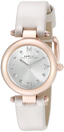 Marc by Marc Jacobs Srebrny/Skóra Ø26 mm MJ1413