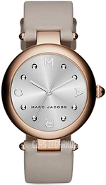 Marc by Marc Jacobs Srebrny/Skóra Ø34 mm MJ1464