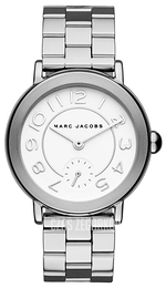 Marc by Marc Jacobs Dress Biały/Stal Ø37 mm MJ3469