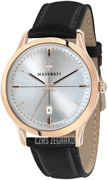 Maserati Ricordo Srebrny/Skóra Ø44 mm R8851125005