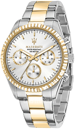 Maserati Competizione Srebrny/Stal w odcieniu złota Ø43 mm R8853100021