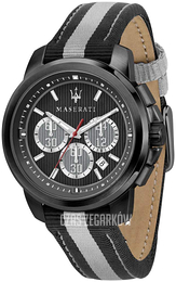 Maserati Royale Czarny/Skóra Ø44 mm R8871637002