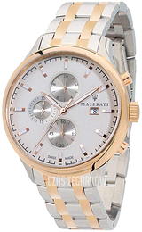 Maserati Attrazione Srebrny/Stal w kolorze różowego złota Ø43 mm R8873626002