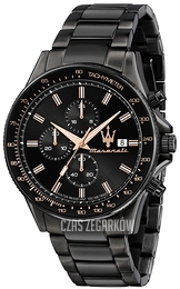 Maserati Sfida Czarny/Stal Ø44 mm R8873640011