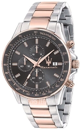 Maserati Sfida Czarny/Stal w kolorze różowego złota Ø44 mm R8873640014