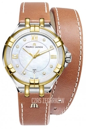 Maurice Lacroix Aikon Biały/Skóra Ø30 mm AI1004-PVY11-171-1