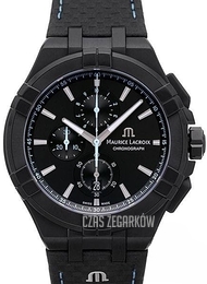 Maurice Lacroix Aikon Czarny/Skóra Ø44 mm AI1018-PVB01-337-1