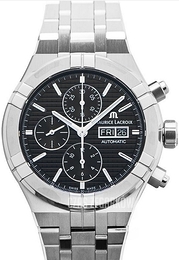 Maurice Lacroix Aikon Czarny/Stal Ø44 mm AI6038-SS002-330-1