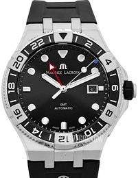 Maurice Lacroix Aikon Czarny/Guma Ø43 mm AI6158-SS001-330-2