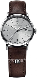 Maurice Lacroix Eliros Srebrny/Skóra Ø38 mm EL1087-SS001-110-002