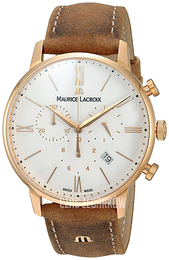 Maurice Lacroix Eliros Srebrny/Skóra Ø40 mm EL1098-PVP01-113-1