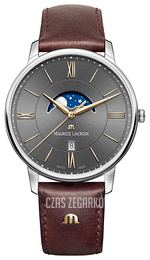 Maurice Lacroix Eliros Moonphase Szary/Skóra Ø40 mm EL1108-SS001-311-1