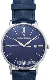Maurice Lacroix Eliros Date Niebieski/Skóra Ø40 mm EL1118-SS001-410-1