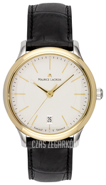 Maurice Lacroix Les Classiques Date Srebrny/Skóra Ø38 mm LC1117-PVY11-130-1