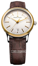 Maurice Lacroix Les Classiques Date Srebrny/Skóra Ø38 mm LC1117-PVY11-130-2