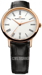 Maurice Lacroix Les Classiques Biały/Skóra Ø38 mm LC6007-PG101-110