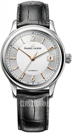 Maurice Lacroix Maurice Lacroix Les Classiques Srebrny/Skóra Ø38 mm LC6027-SS001-121