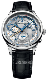 Maurice Lacroix Masterpiece Srebrny/Skóra Ø42 mm MP6008-SS001-111-1