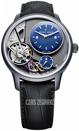 Maurice Lacroix Masterpiece Niebieski/Skóra Ø43 mm MP6118-ALB01-430-1