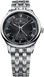 Maurice Lacroix Masterpiece Czarny/Stal Ø40 mm MP6507-SS002-310