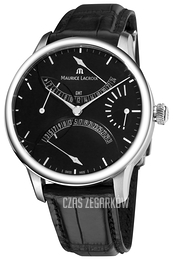 Maurice Lacroix Masterpiece Czarny/Skóra Ø43 mm MP6518-SS001-330-1