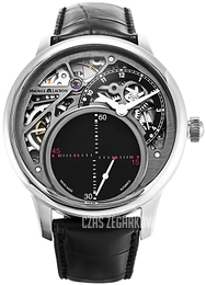 Maurice Lacroix Masterpiece Szary/Skóra Ø43 mm MP6558-SS001-095-1