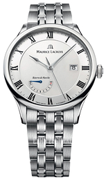 Maurice Lacroix Masterpiece Biały/Stal Ø40 mm MP6807-SS002-112-1