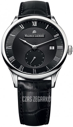 Maurice Lacroix Masterpiece Czarny/Skóra Ø40 mm MP6907-SS001-310