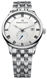 Maurice Lacroix Masterpiece Biały/Stal Ø40 mm MP6907-SS002-112-1