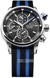 Maurice Lacroix Pontos Czarny/Tkanina Ø43 mm PT6008-SS002-331