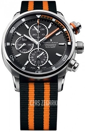 Maurice Lacroix Pontos Czarny/Tkanina Ø43 mm PT6008-SS002-332