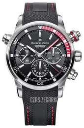 Maurice Lacroix Pontos Czarny/Skóra Ø43 mm PT6018-SS001-330-1