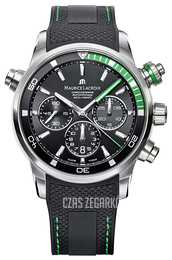 Maurice Lacroix Pontos Czarny/Skóra Ø43 mm PT6018-SS001-331-1