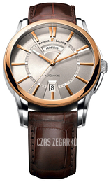 Maurice Lacroix Pontos Srebrny/Skóra Ø40 mm PT6158-PS101-13E-2