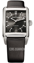 Maurice Lacroix Pontos Czarny/Tkanina Ø39.5 mm PT6247-SD501-350