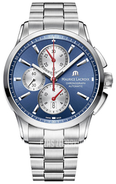 Maurice Lacroix Pontos Chronographe Niebieski/Stal Ø43 mm PT6388-SS002-430-1