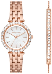 Michael Kors Darci Wielokolorowy/Stal w kolorze różowego złota Ø34 mm MK1064SET